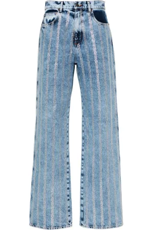 GIUSEPPE DI MORABITO Kristallverzierte Straight-Leg-Jeans