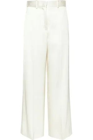 Jil Sander Twill-Palazzohose mit hohem Bund