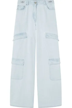 VERSACE Weite Jeans mit aufgesetzten Taschen