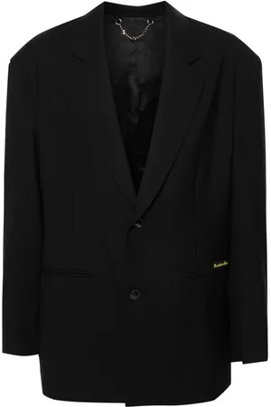 MARTINE ROSE Blazer mit Logo-Patch
