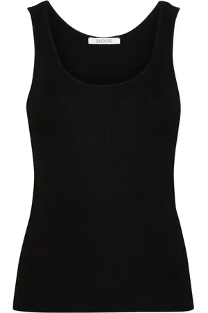 Gauchere Fein geripptes Trägershirt
