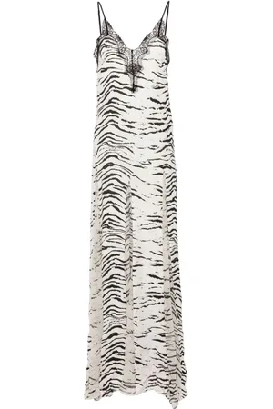 Elisabetta Franchi Maxikleid mit Animal-Print