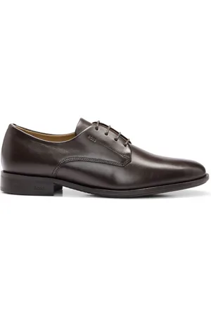 HUGO BOSS Derby-Schuhe mit mandelförmiger Kappe
