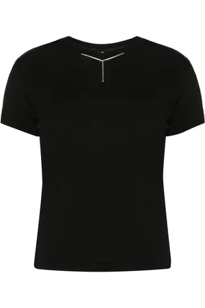 Y / PROJECT T-Shirt mit Logo-Applikation