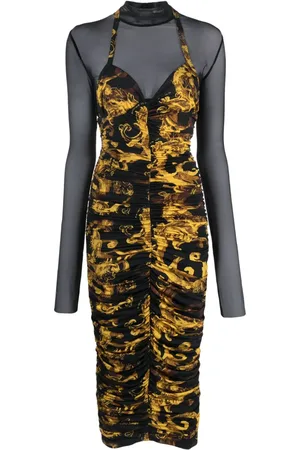 VERSACE Midikleid mit Print
