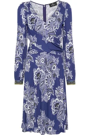 Etro Midikleid mit Blumen-Print