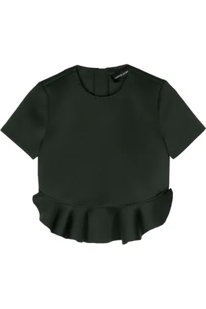 Cynthia Rowley Astro Cropped-Top mit Rüschen