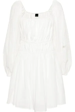 Pinko Minikleid mit Lochstickerei