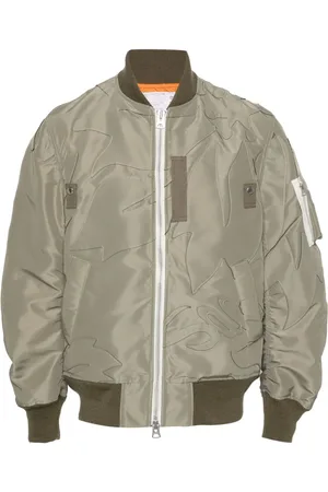 SACAI Bomberjacke mit besticktem Patch