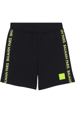 Balmain Jersey-Shorts mit Logo-Applikation