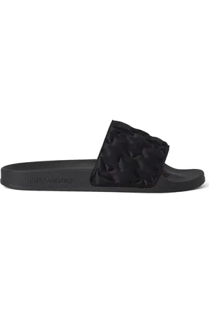 Karl Lagerfeld Gepolsterte Sandalen mit Monogramm