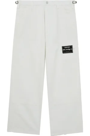 Izzue Weite Hose mit Logo-Patch