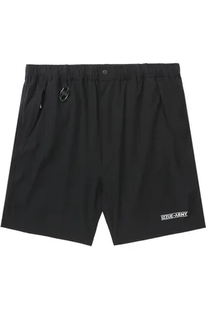 Izzue Halbhohe Straight-Leg-Shorts