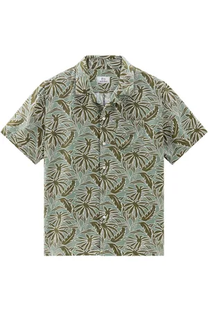 Woolrich Bowlinghemd mit tropischem Print