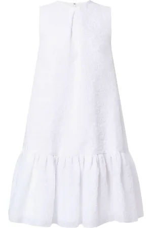Erdem Maple Organza-Cloque-Kleid mit Gürtel