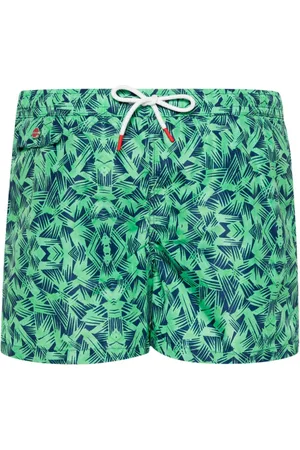 Kiton Badeshorts mit grafischem Print