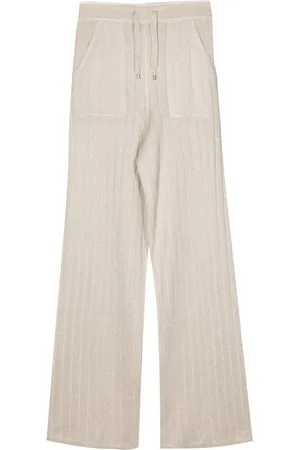 LORENA ANTONIAZZI Grob gerippte Strickhose