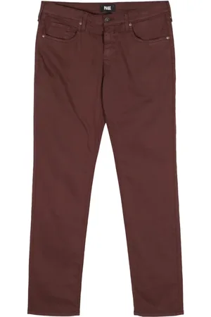 Paige Tief sitzende Federal Slim-Fit-Jeans