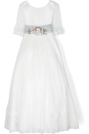 Amaya Kleid mit Blumenapplikation