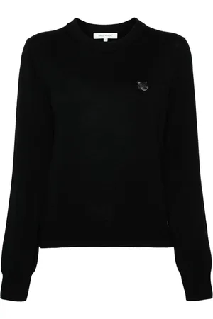 Maison Kitsuné Pullover mit Fuchs-Applikation