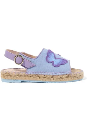 SOPHIA WEBSTER Slingback-Espadrilles mit Schmetterling-Applikation