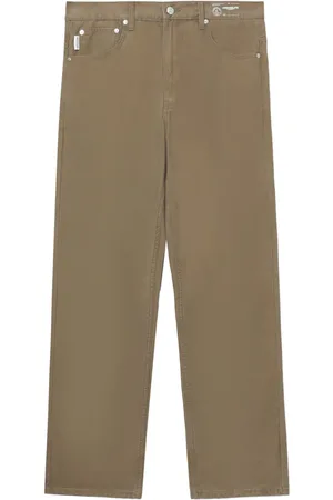 Chocoolate Halbhohe Straight-Leg-Hose