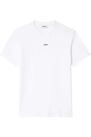 Sandro T-Shirt mit Logo-Stickerei