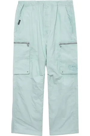 Izzue Cargohose in Knitteroptik mit Logo-Stickerei