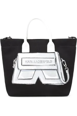 Karl Lagerfeld Mini Me Canvas-Shopper