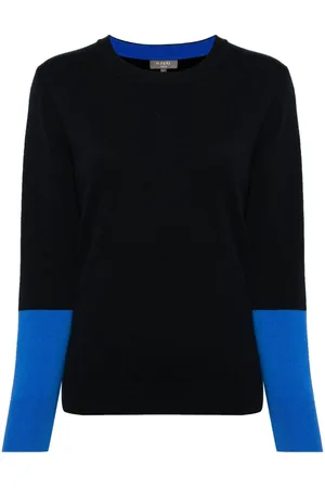 N.PEAL Kaschmirpullover mit Rundhalsausschnitt