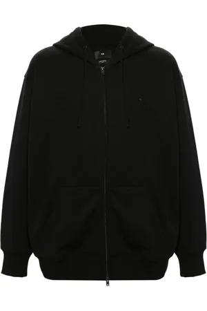 Y-3 Kapuzenjacke mit Logo-Applikation