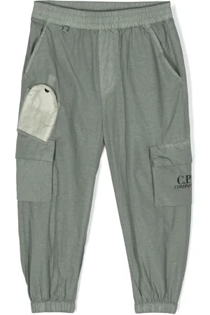 C.P. Company Cargohose mit Logo-Print