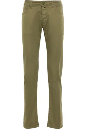 Jacob Cohen Hose mit Logo-Patch