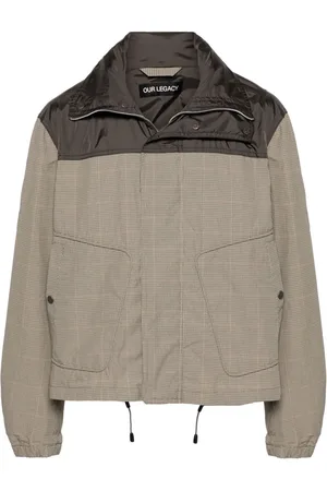 OUR LEGACY Karierte Shigatsu Kapuzenjacke