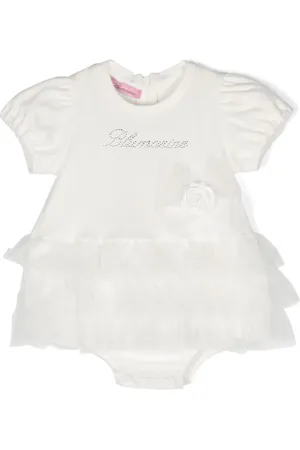 MISS BLUMARINE Body mit Blumenapplikation