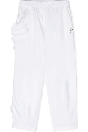 MISS BLUMARINE Hose mit Blumenapplikation
