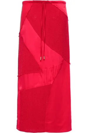 Cult Gaia Midirock im Patchwork-Look