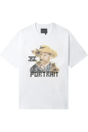 Musium Div. T-Shirt mit Van-Gogh-Print