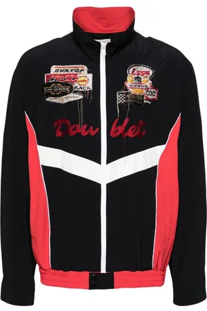 DOUBLET Sportjacke mit Kontrasteinsätzen