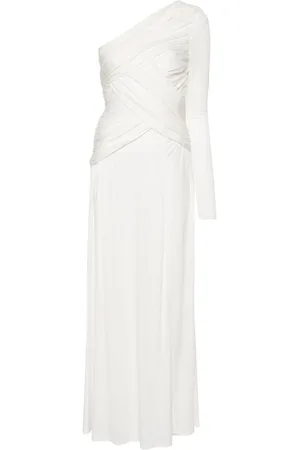 Twin-Set Drapiertes One-Shoulder-Kleid