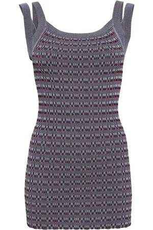 Muller Of Yoshiokubo Gestricktes Intarsien-Tanktop