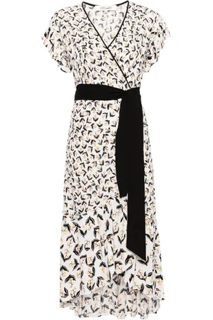 Diane von Furstenberg Violla Wickelkleid mit Blumen-Print