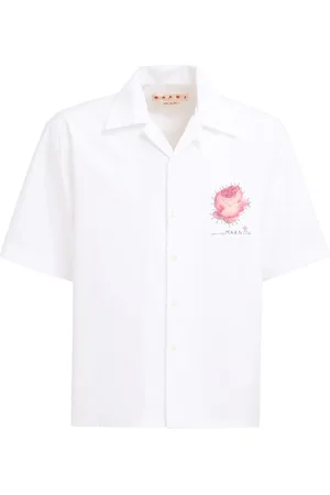 Marni Hemd mit Blumenapplikation