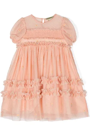 Stella McCartney Tüllkleid mit Blumenstickerei