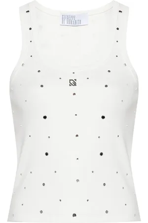 GIUSEPPE DI MORABITO Kristallverziertes Top