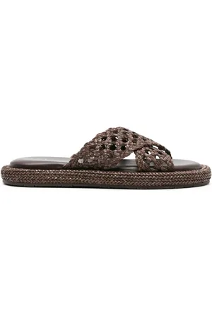 Casadei Pantoletten mit Webmuster