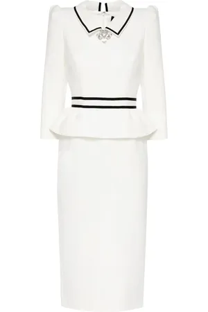 Jenny Packham Honeybee Midikleid mit Schößchen