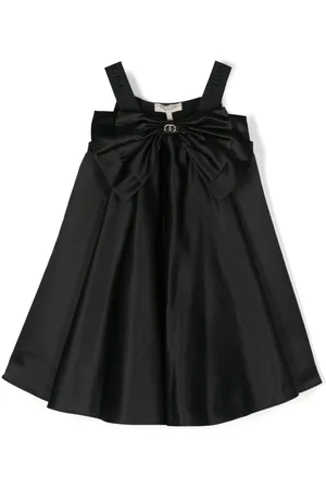 Twin-Set Ausgestelltes Kleid mit Logo-Schild