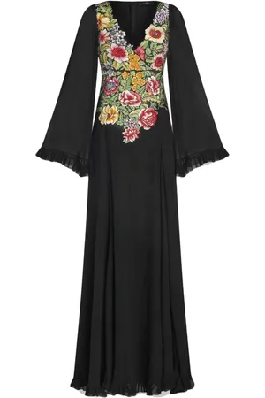 Etro Kleid mit Blumenstickerei