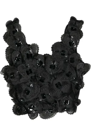Cynthia Rowley Cropped-Top mit Herzapplikation